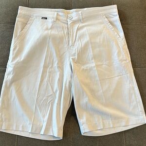 NWOT Black Clover Very Light Gray Golf Shorts